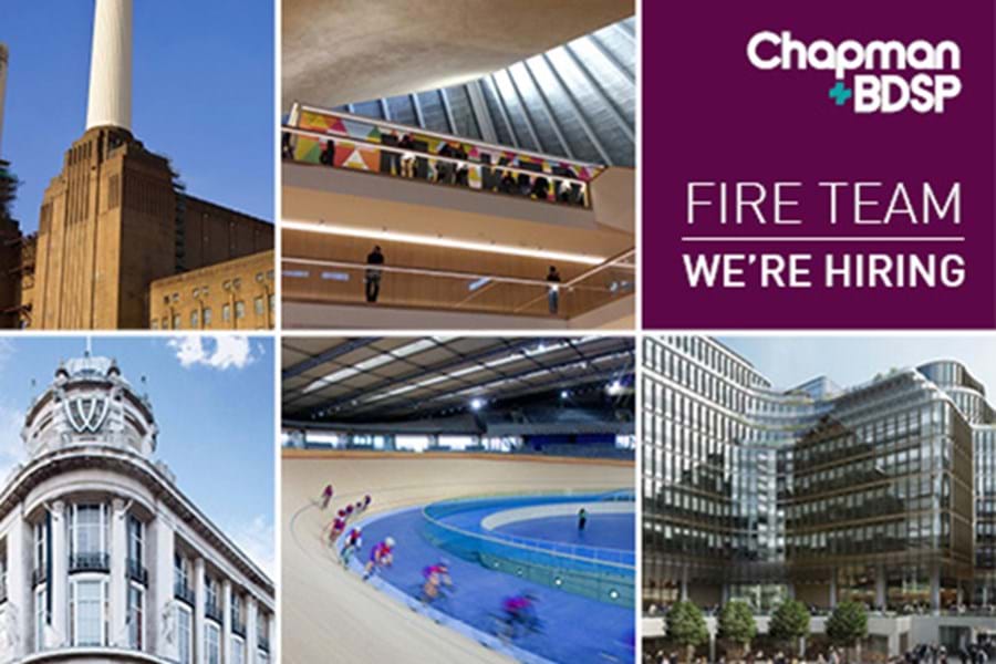 We're hiring! ChapmanBDSP is recruiting a senior fire engineer